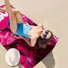 Cartoon Anime Game Arcane J-Jinx Beach Towel Cartoon Cute Summer Kids Large Bath Pool Beach Towel Microfiber For Swimming Travel 3