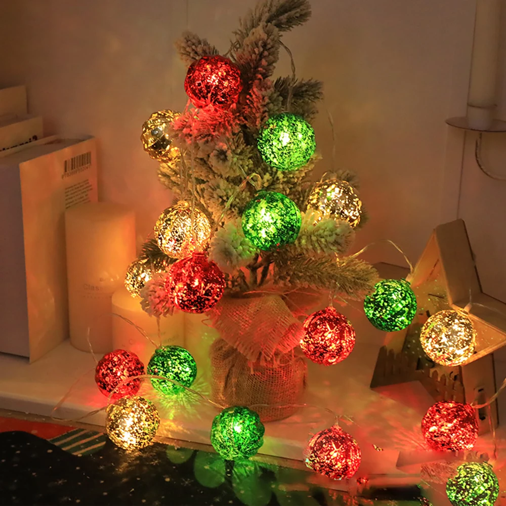 

2023 New Fashion Christmas Tree Decoration Colorful String Ornament For Party Diy Family Atmosphere Accessory