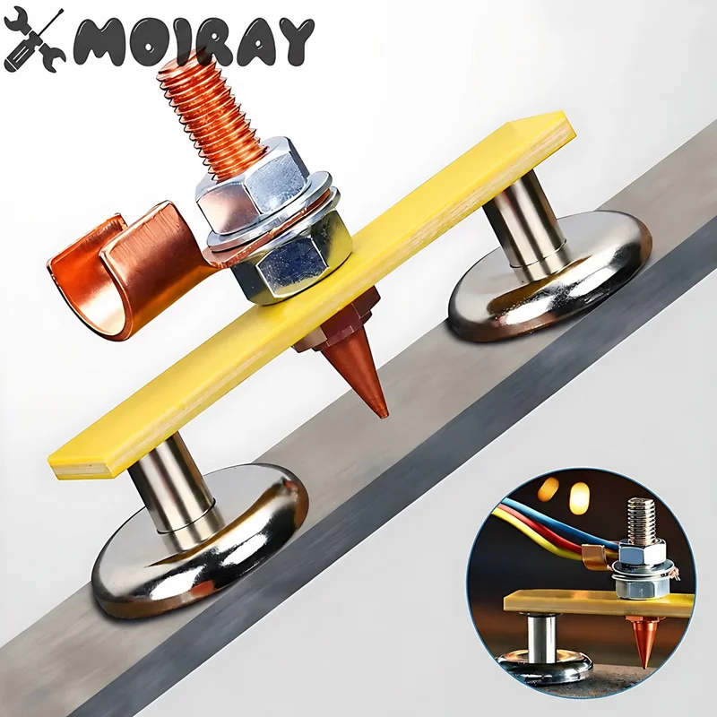 Magnetic Welding Ground Clamp with Enhanced Stability