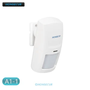 HOMSECUR 433MHz Wireless PIR Motion Detector Sensor A1-1 For 433MHz Home Security Alarm System