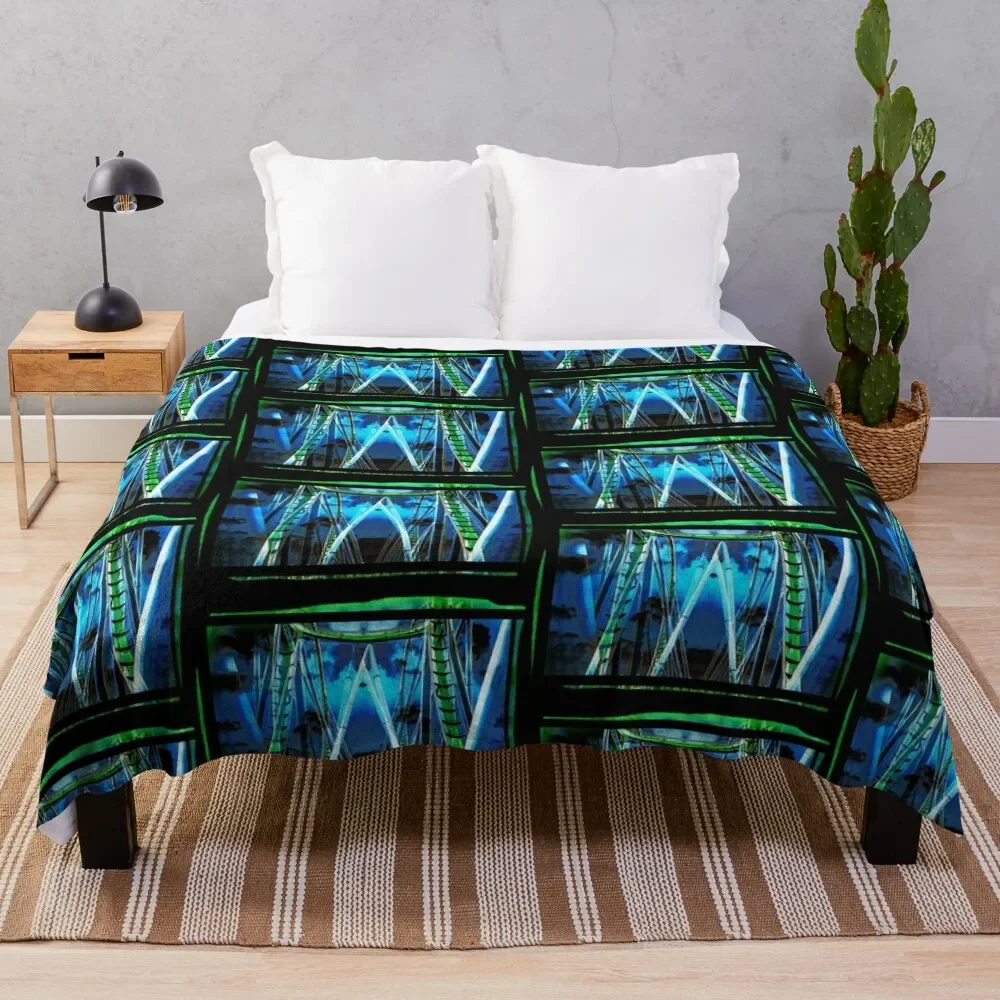 

Rollercoaster Throw Blanket For Sofa Decorative Sofa Blanket Vintage Blanket Furry Blankets