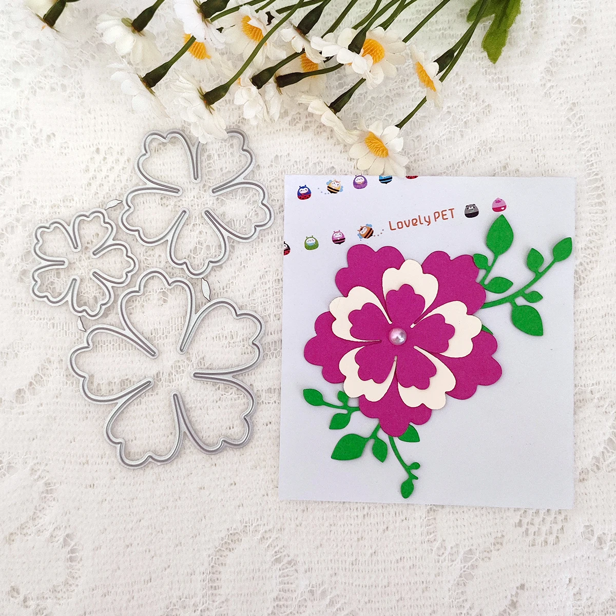 Fustelle In Acciaio Per Scrapbooking E Goffratura – Stencil Per Biglietti, Album E Decorazioni