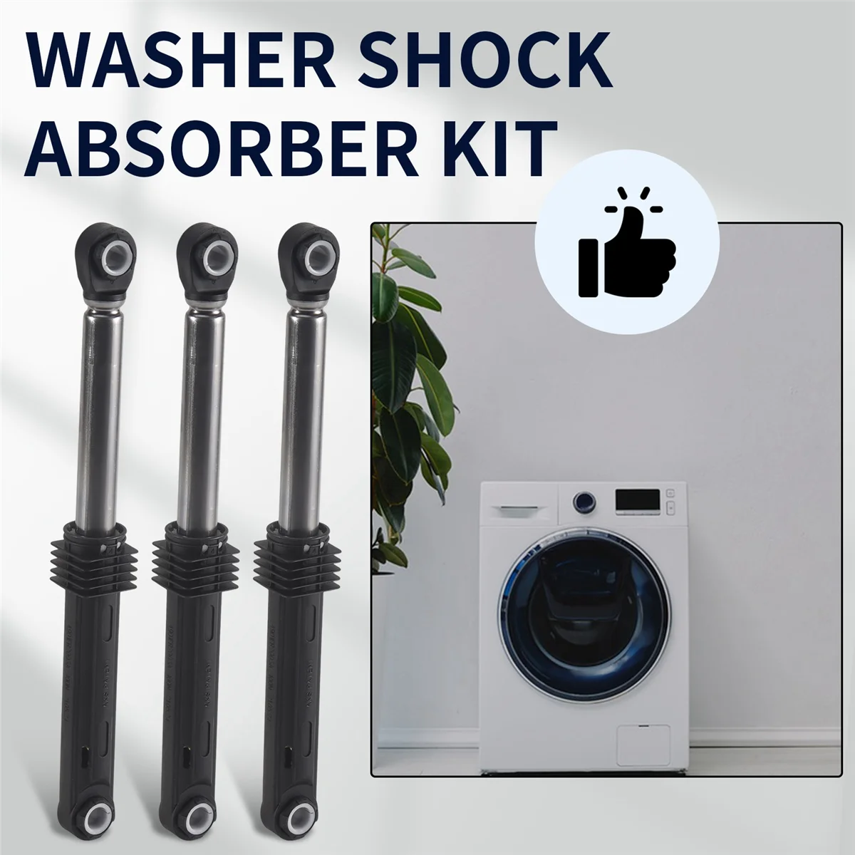 BISMZ 3 PCS 383EER3001G 4901ER2003A Washer Shock Absorber Replace Part for LG Washing Machine 383EER3001F,383EER3001H