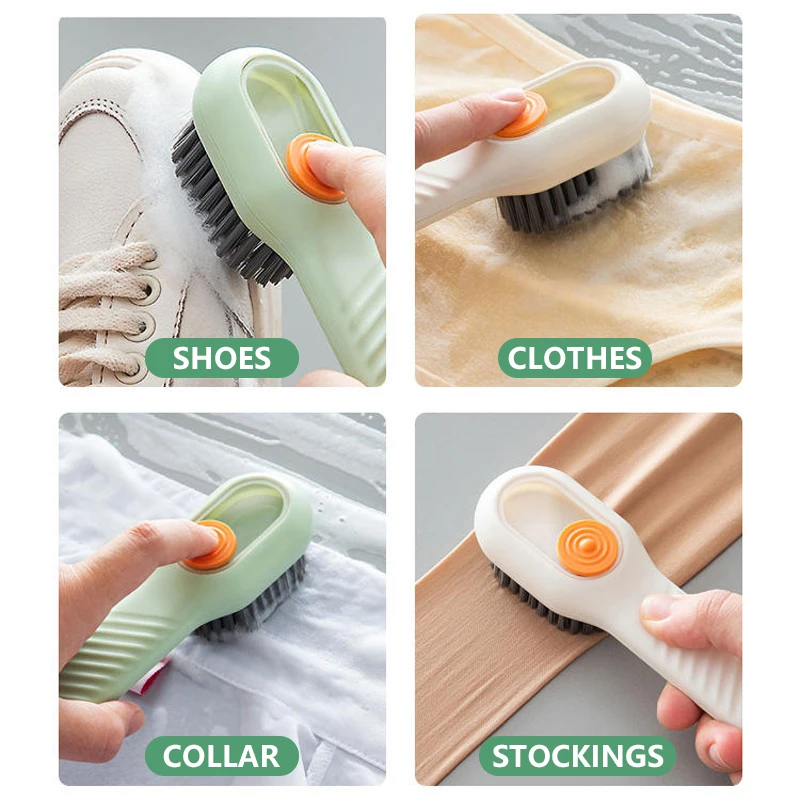 Shoe Brush Multifunctional Cleaning Soft-bristled Liquid Clothes Clothing Board 1/2Pcs