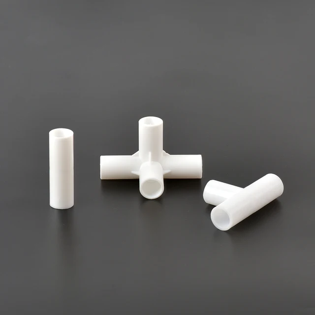 2Pcs 12 Mm Pvc Egyenes Könyök Keresztcsatlakozó -Ízület 60 90 120 135 Fokos Tee Csatlakozó Cső Illesztő Diy Sátor Rögzített Szerelvények - Image 5