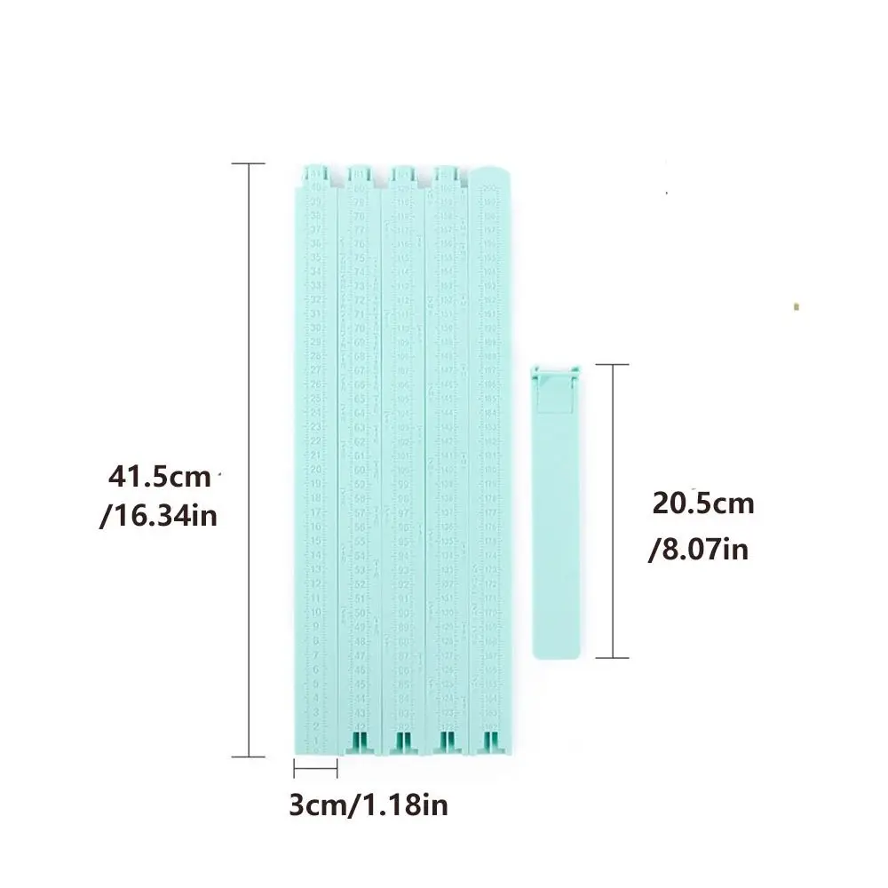 0-2M Kids Height Ruler Wall Sticker High Precision Height Measurement Guage Meter Foldable Easy to Install