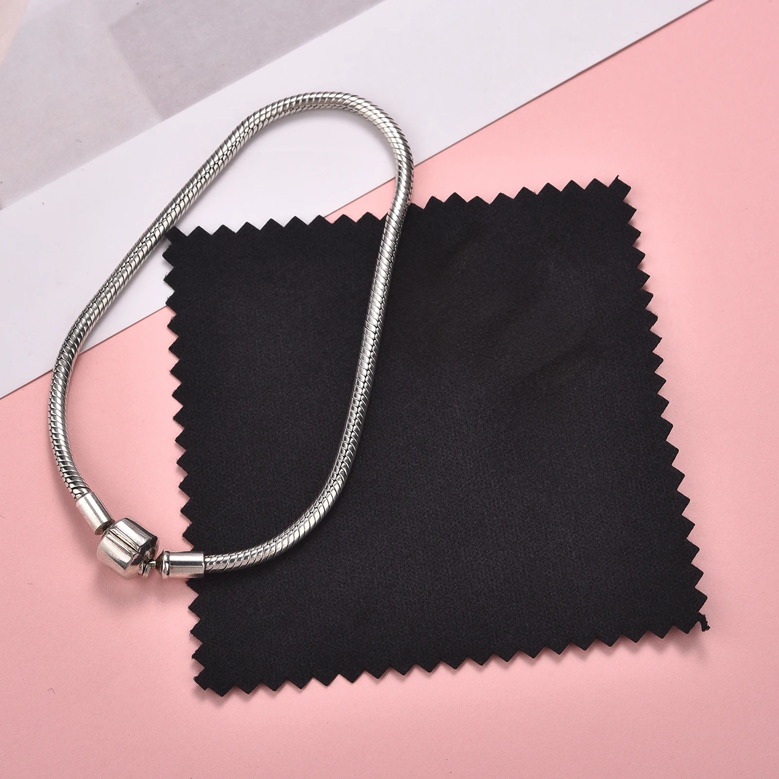 Set of 50 Silver Polishing Cloths - Individually Packaged Soft Cleaning Wipes