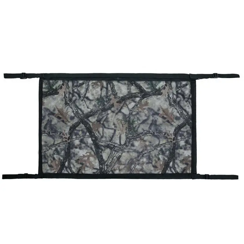 

Автомобильная грузовая сетка потолочный автомобильный карманный органайзер с регулируемым ремешком, двухслойный сетчатый органайзер для хранения на крыше автомобиля с высоким