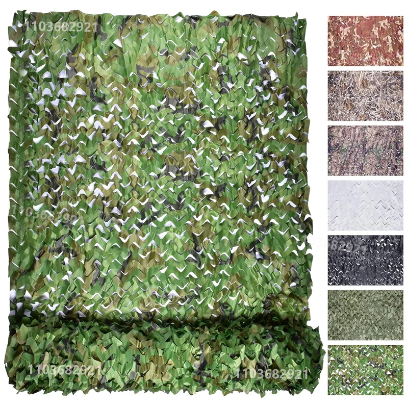 Military camouflage net military uniform camouflage net hunting car tent white blue green black jungle