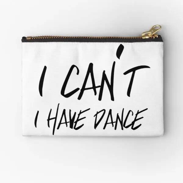 

Кошелек на молнии для мужчин и женщин I Ca Not I'm Dance, маленькая косметичка для ключей, для хранения нижнего белья, чистых женских и мужских трусиков