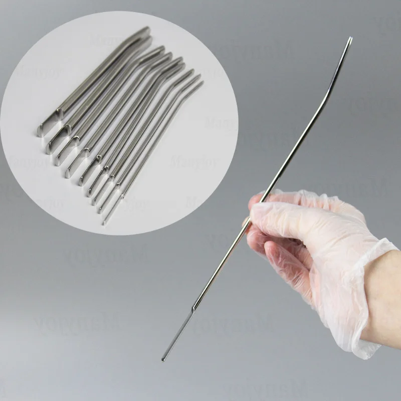 Arc Urethral Irritation Catheter Male Stainless Steel Penis Plug Dilator Sounding Stretching Rod Adult Erotic Sex Toy Men 9 Size penis sex toys