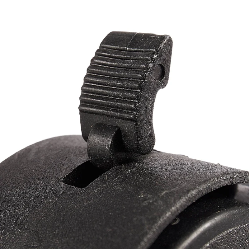 

4X Furniture Swivel Locking Caster 8Mm Screw Stem 2-Inch Dia Wheel Black