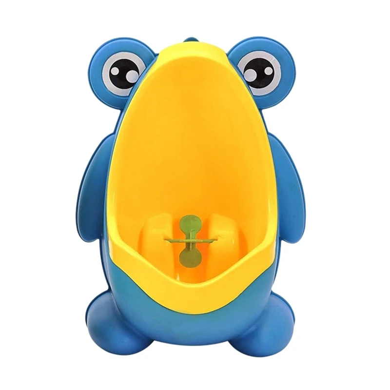 

Frog Pee Training,Cute Potty Training Urinal For Boys With Funny Aiming Target,Urinals For Toddler Boy (Blue)
