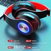 RGB Headsets Headphones Blutooth Surround Sound Stereo Wireless Earphone USB With MicroPhone Colourful Light PC Laptop Headset 4