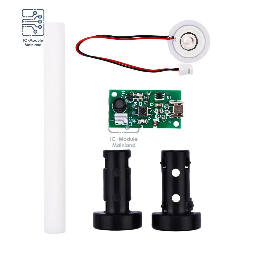 USB 미니 가습기 DIY 키트, 안개 메이커 및 드라이버 회로 기판, 안개 분무 필름, 아두이노용 진동 분무기 시트 
