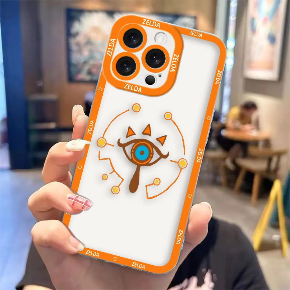 Clear Phone Case with Game-Inspired Design - L-Legend Theme