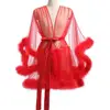 104422-5c9d15.jpg Femme pure Shapewear Robes mode à manches longues en peluche épissé mince Lingerie femmes à lacets érotique Midi longues Robes Sexy