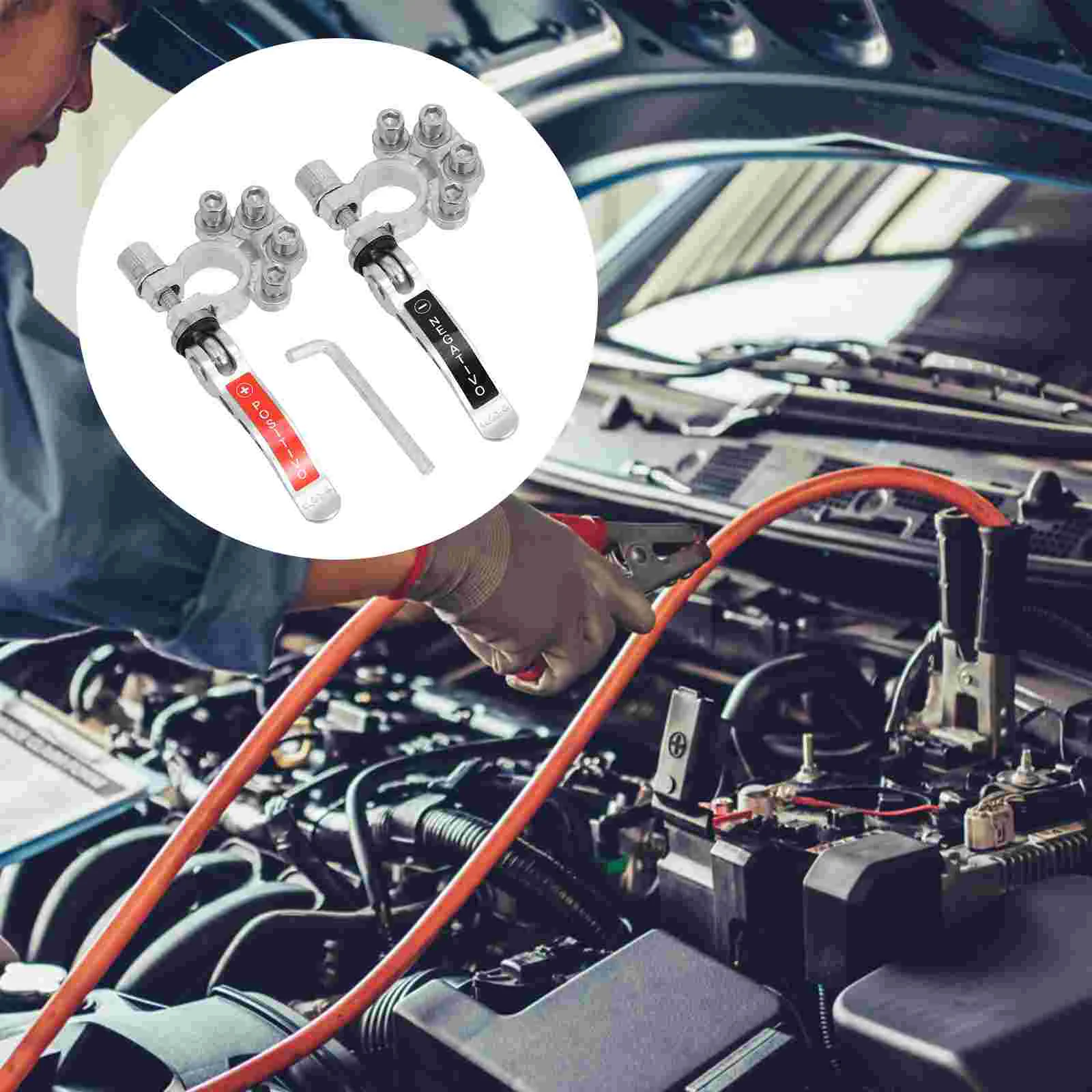 

Terminal Car Connector Vehicle Clip Cable Accessories Copper Auto Clamp