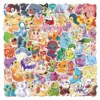 102Pcs Pokemon Stickers Kawaii Pikachu Skateboard Bicycle Guitar Laptop Kids Waterproof Stiker Anime Stickers Graffiti Character 1
