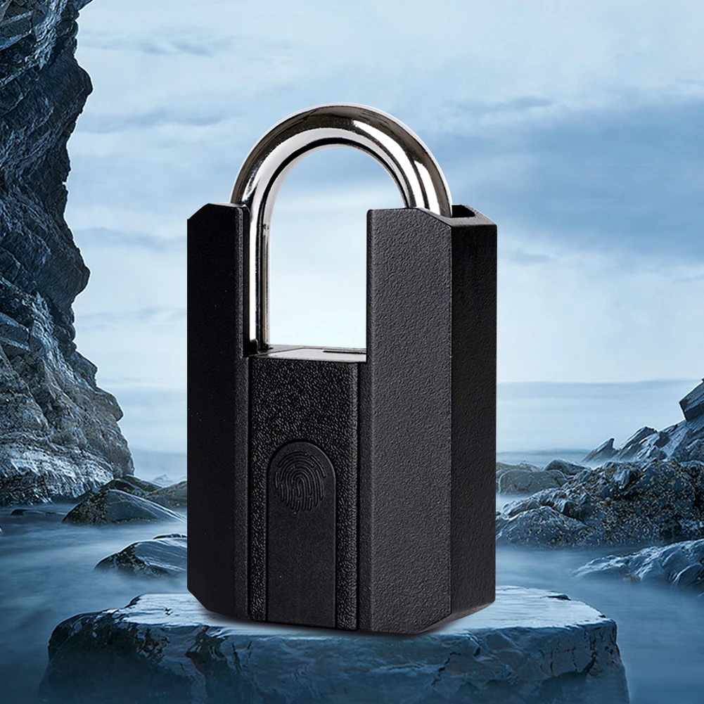 TTLOCK 앱 도난 방지 자물쇠, IP67 방수 지문 자물쇠, C타입 충전식 블루투스 호환, 캐비닛 배낭