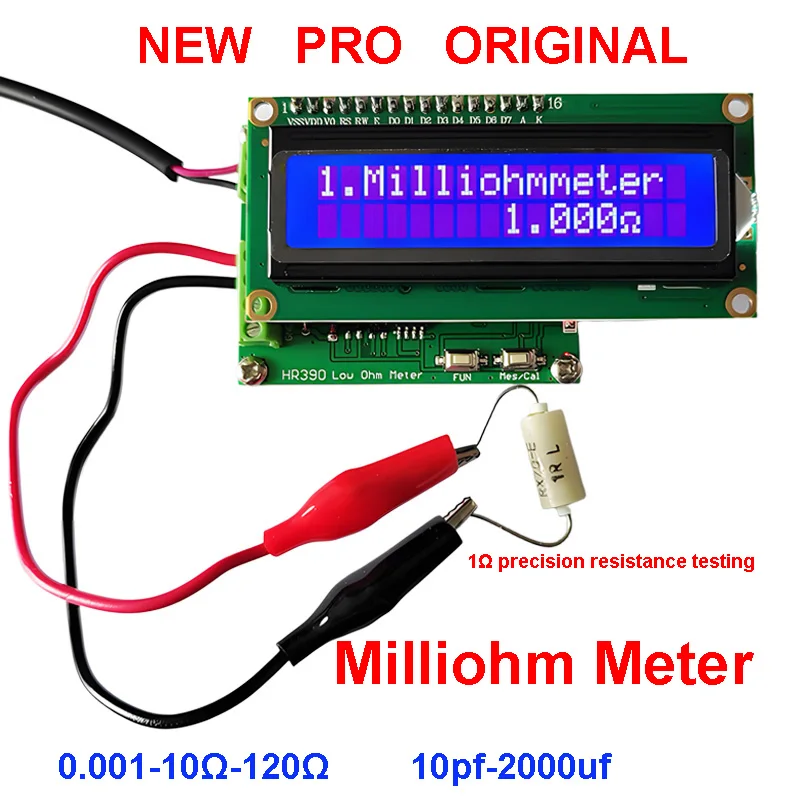 Testeur De Résistance Ohm Numérique LED - Haute Précision, Pour Bobines DIY, Sans Pile