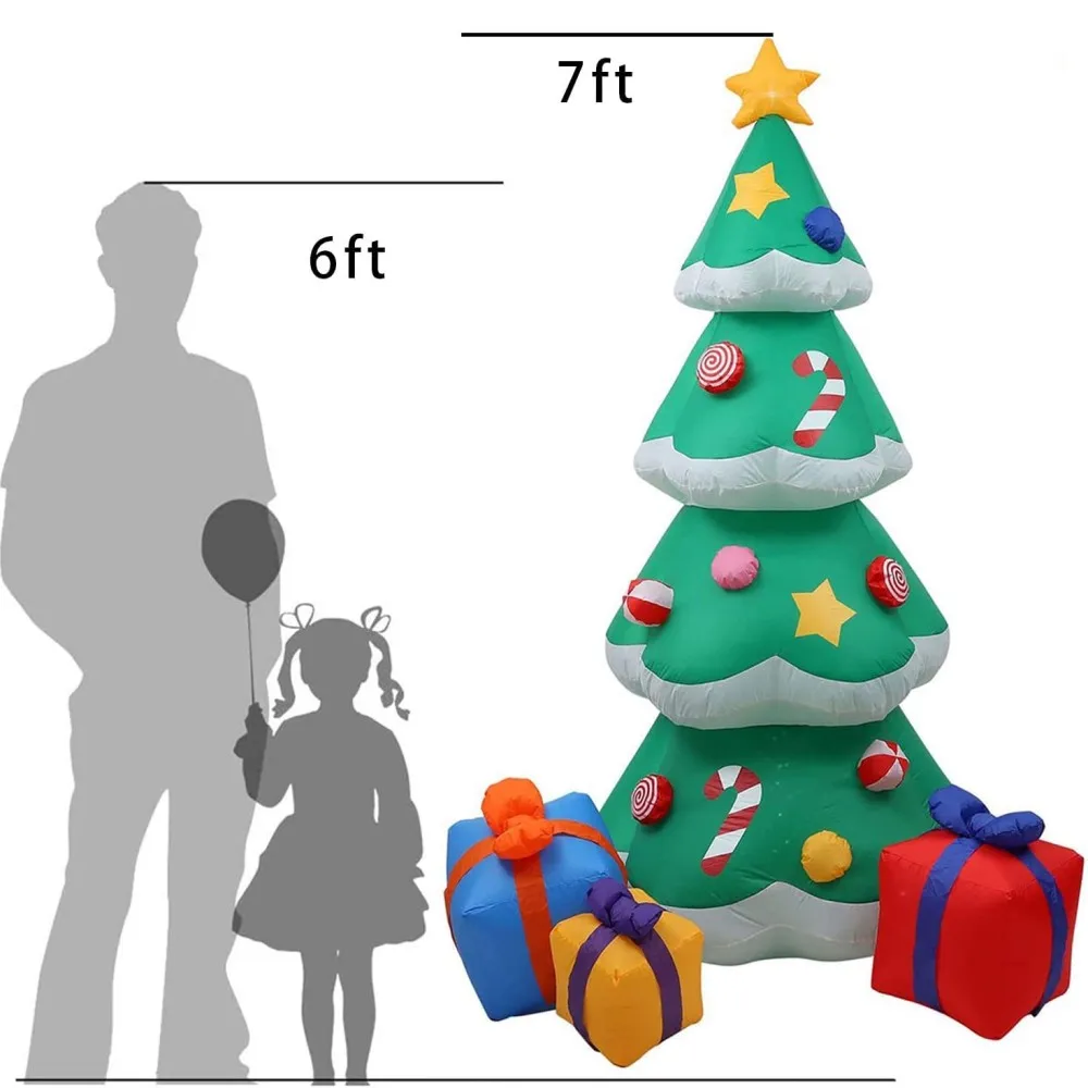 Tips 2.1m inflatable Christmas tree/1.8m inflatable Christmas tree