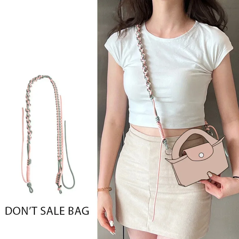Bag Hand Made Woven Shoulder Strap For Longchamp Mini Bag Transformation Messenger Bag Suitable For All Kinds Of Bags