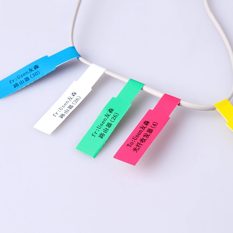 150Pcs/5 Sheets A4 Cable Tags Cable Labels Wire Marking Network ...