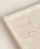 Wabi-Sabi Style Yellow Travertine Tray, Rectangular Beige Marble Stone Tray, Bathroom Ornament, Wholesale, 30x20x3cm 4