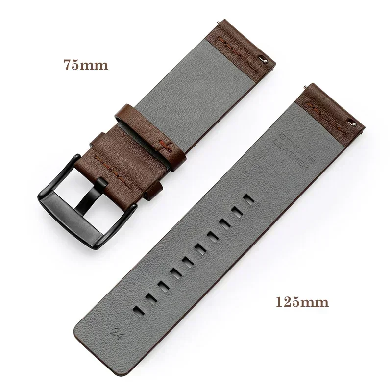 Premium Leather Watchband - Multiple Sizes Available