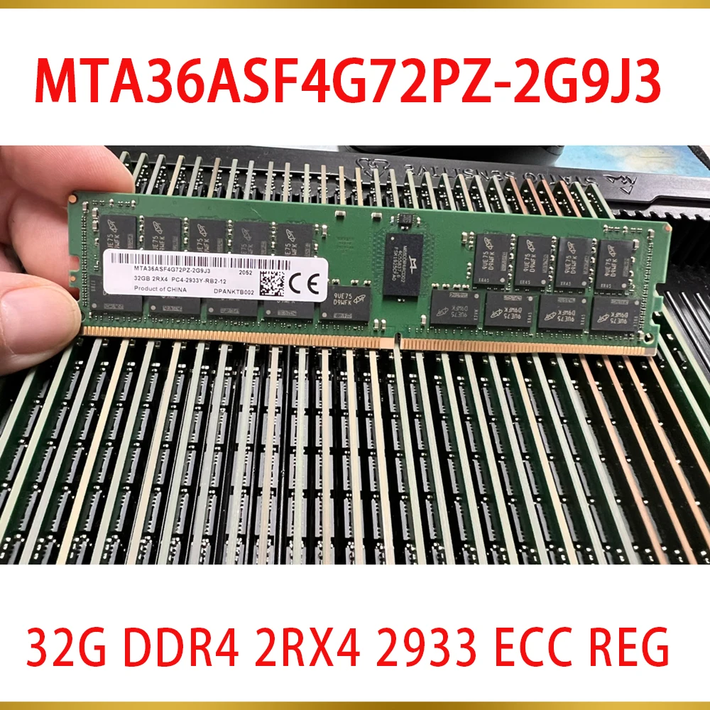 RAM For MT DDR4 32G 2RX4 2933 ECC REG Server Memory 32GB MTA36ASF4G72PZ-2G9J3 1 RAM For MT DDR4 32G 2RX4 2933 ECC REG Server Memory 32GB MTA36ASF4G72PZ 2G9J3
