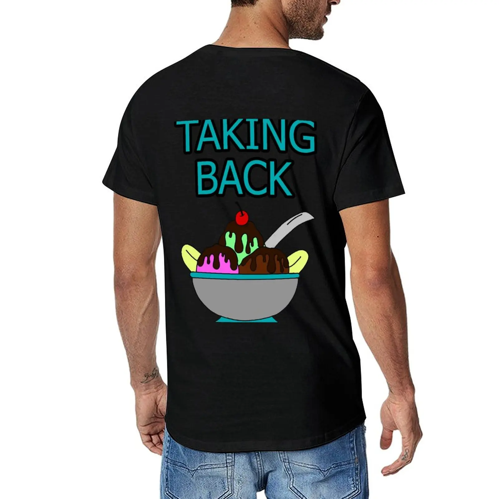

Taking Back Sunday - Ice Cream Sundae T-Shirt tees blacks heavyweights mens graphic t-shirts anime