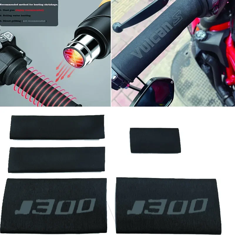 Accessori Moto Manubrio In Gomma Antiscivolo Copertura Termorestringente Per Kawasaki J300 J 300