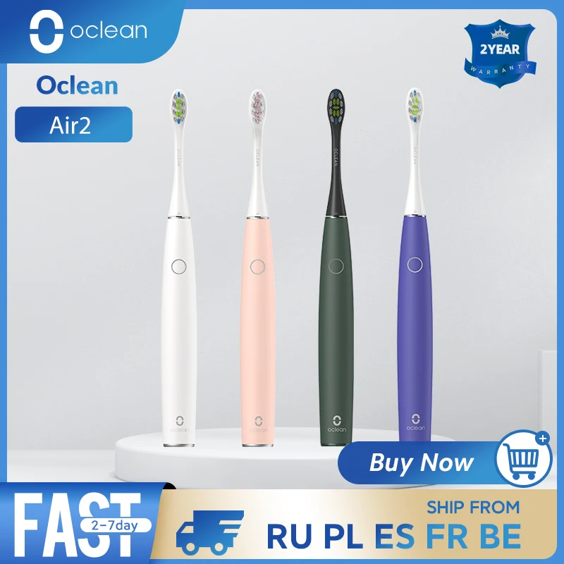Oclean Air 2 New Sonic Electric Toothbrush IPX7 Waterproof Touch Screen Fast Charging 3 Brushing Modes Tooth Brush For Adult|Electric Toothbrushes| - AliExpress