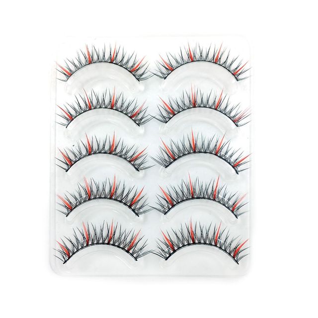 3D/5D/6D Faux Mink Hair False Eyelashes Long Full Volume Fluffy Wispies Lashes Handmade Eyelashes Extension Tools
