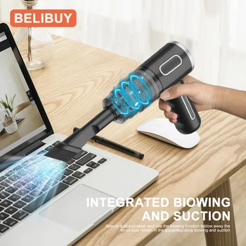 BELIBUY Car Vacuum Cleaner Portable Powerful Wireless Vacuum Cleaner Home Carpet Cleaner Home Appliance Mini Cleaning Machine 5