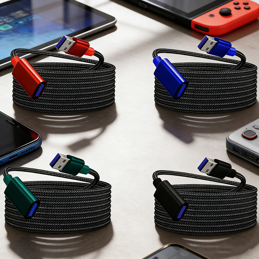 Universal USB Extension Cable for Versatile Device Connectivity