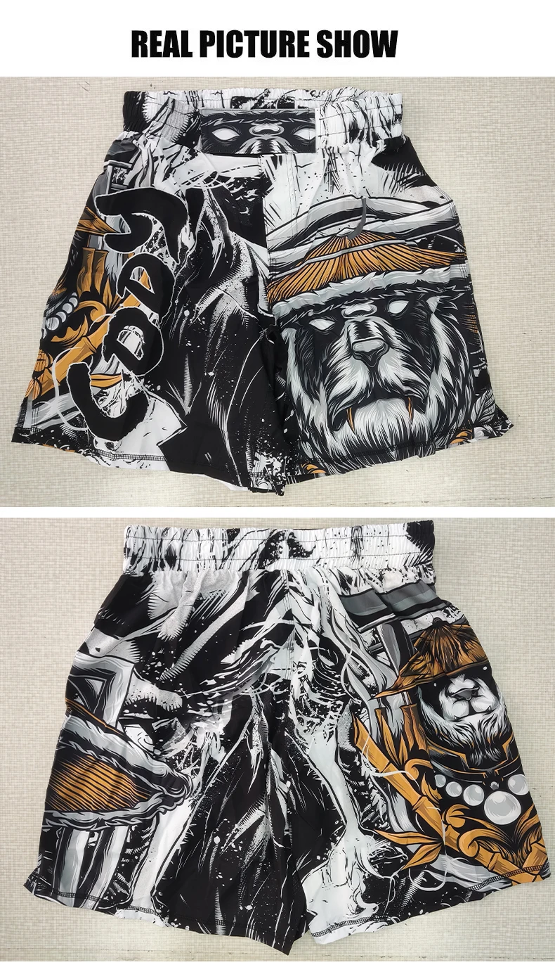 Cody Lundin Men Customized Fighting Grappling Shorts Animal Printed Jiu Jitsu kickboxing MMA shorts Lightweight Muay Thai Shorts 6