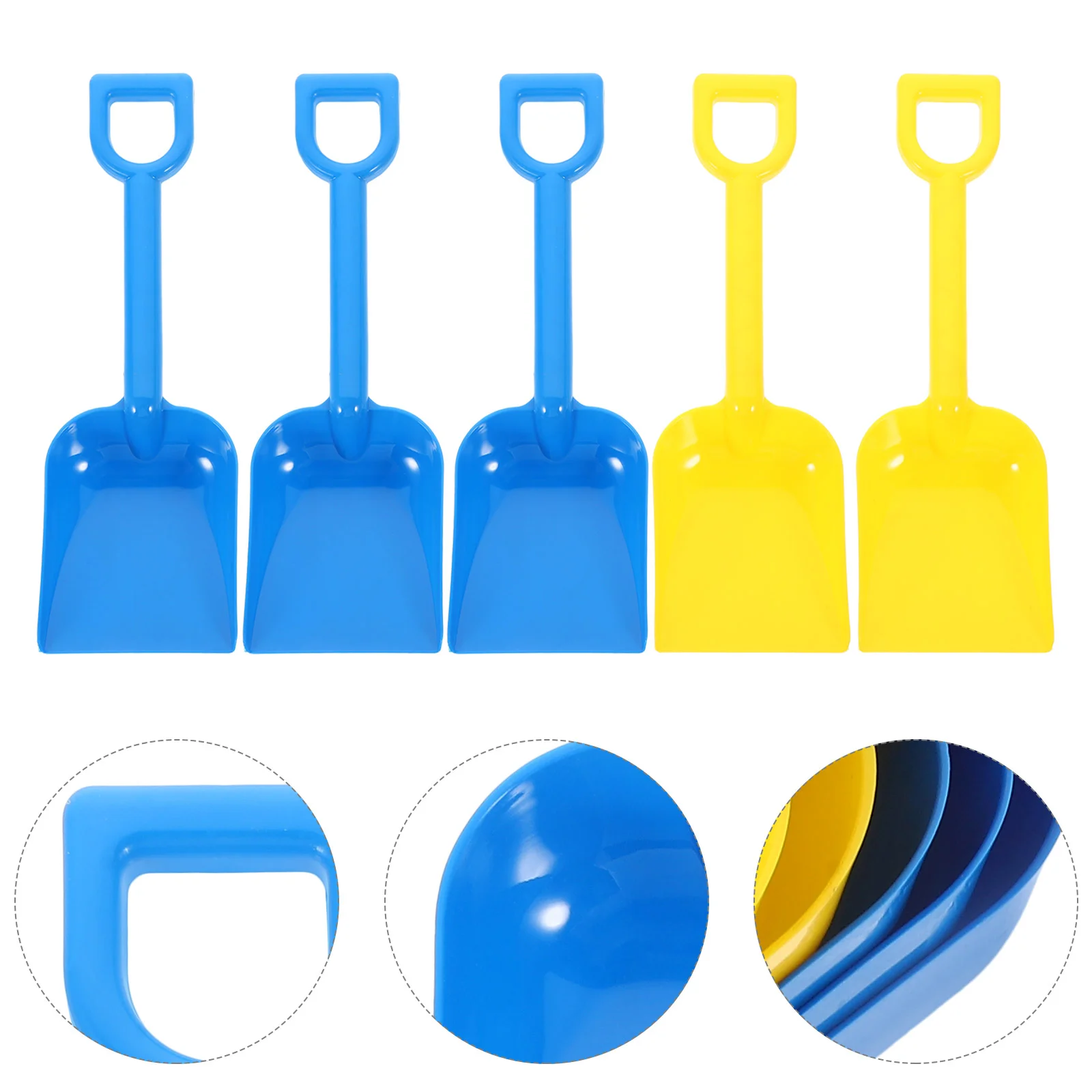 

5 Pcs Sand Digging Playing Outdoor Shovels Mini Beach Balls Snow Cover Kids Spade Plastic Travel Toddler Toys