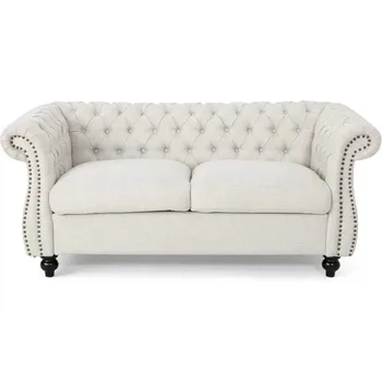 Traditional Chesterfield Loveseat 1