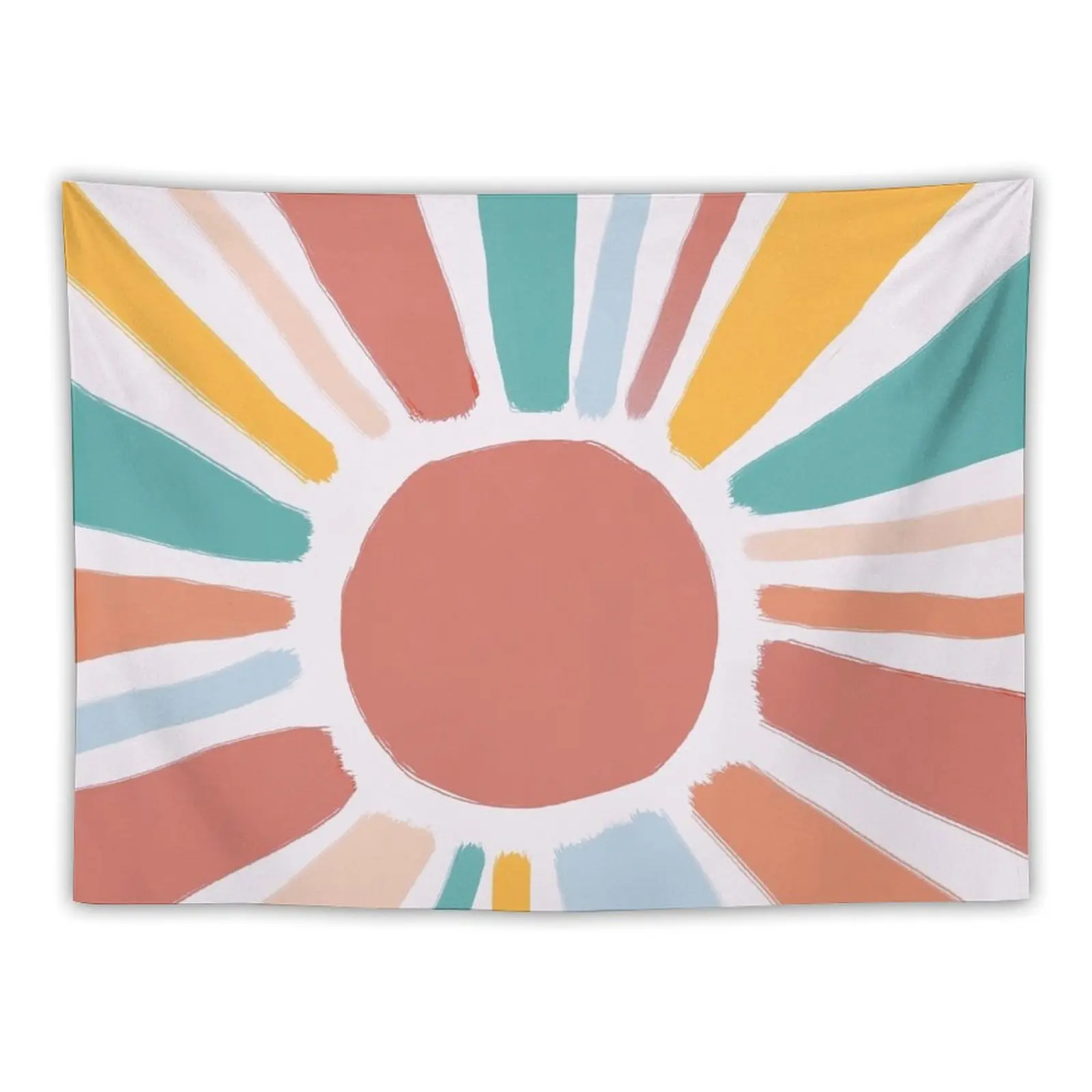 

colorful abstract boho sunshine Tapestry Wall Coverings Funny Tapestry