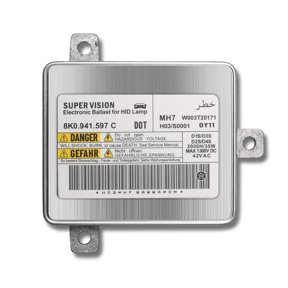 HID 크세논 헤드라이트 전구 안정기 제어 유닛 모듈, 아우디 A6 S6 2009 2010 2011 2012 2013 2014, OEM 8K0941597C, 35W, 1 개