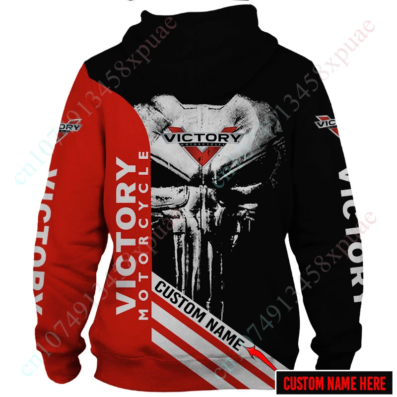 Victory Essentials Streetwear Anime Oversize Hoodie Casual 3D Printing Sweatshirt Unisex Zip Hoodies Harajuku Men's Clothing