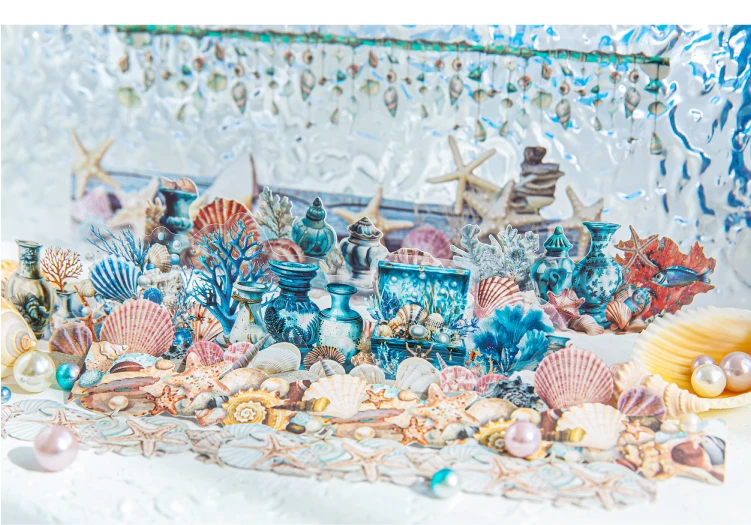 10-Blatt-Landschaftsaufkleberpaket, natürliche Landschaft, Junk Journal, DIY, Scrapbooking, Schulbedarf, Collage, Schreibwarenaufkleber – Detail 18