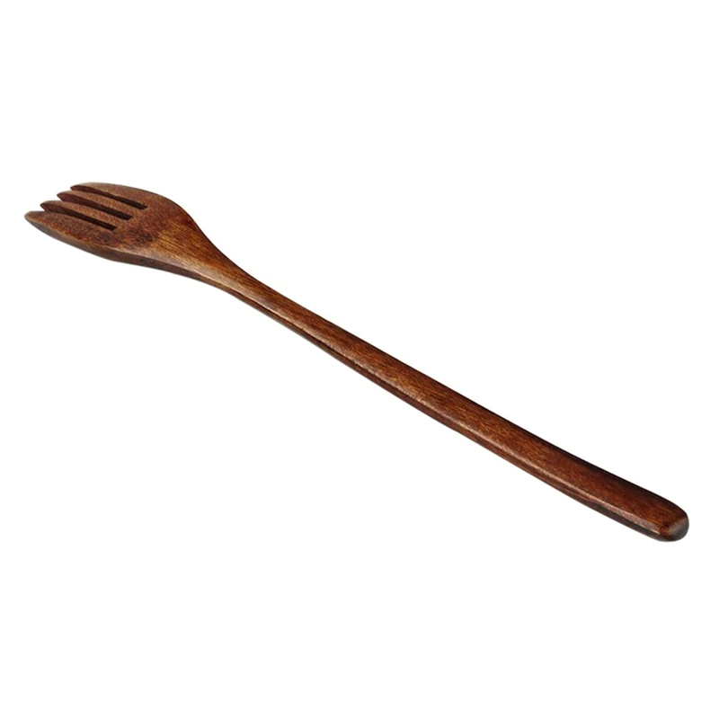 

Retail Wooden Forks, 12 Pieces Eco-Friendly Japanese Wood Salad Dinner Fork Tableware Dinnerware For Kids Adult