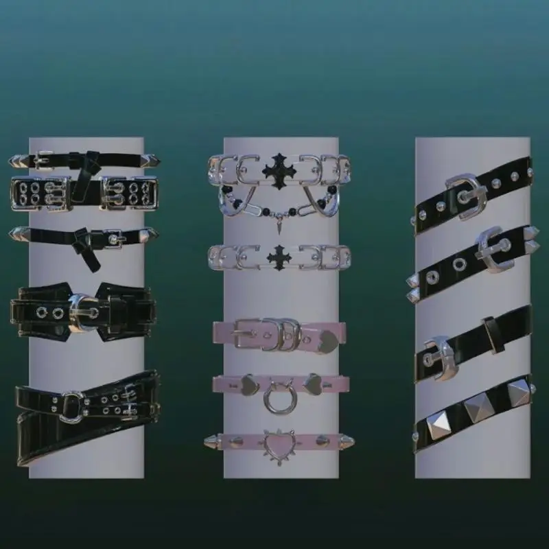 투명 실리콘 3D 네일 아트 몰드 - 벨트 버클 꽃 나비 네잎 클로버 네일 장식 템플릿 매니큐어 DIY용