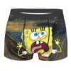 Funny SpongeBobed Scream Painting Boxers Fun Underwear Funny Cartoon Boxer Briefs Gag Gift For Men 1