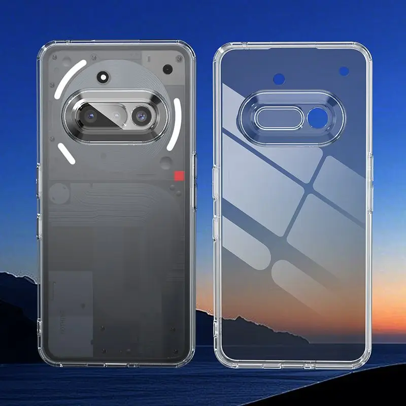 Transparent Shockproof Acrylic Case with Full Lens Protection and Anti-Slip Design