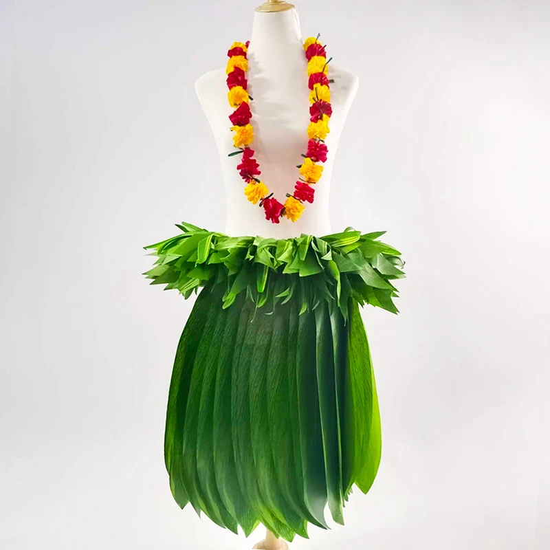 Artificial Silk Ti Leaf Hula Skirt Women Wear Party Decoration