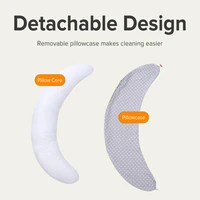 AnGku 70.9*51.2*13.8 Inches Pregnancy Pillow Removable Pillow for Pregnant Women 2PCS Nursing Pillow Breastfeeding Cushion 3